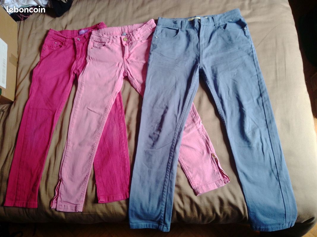 Lot pantalons été 10 ans fille (image 1)