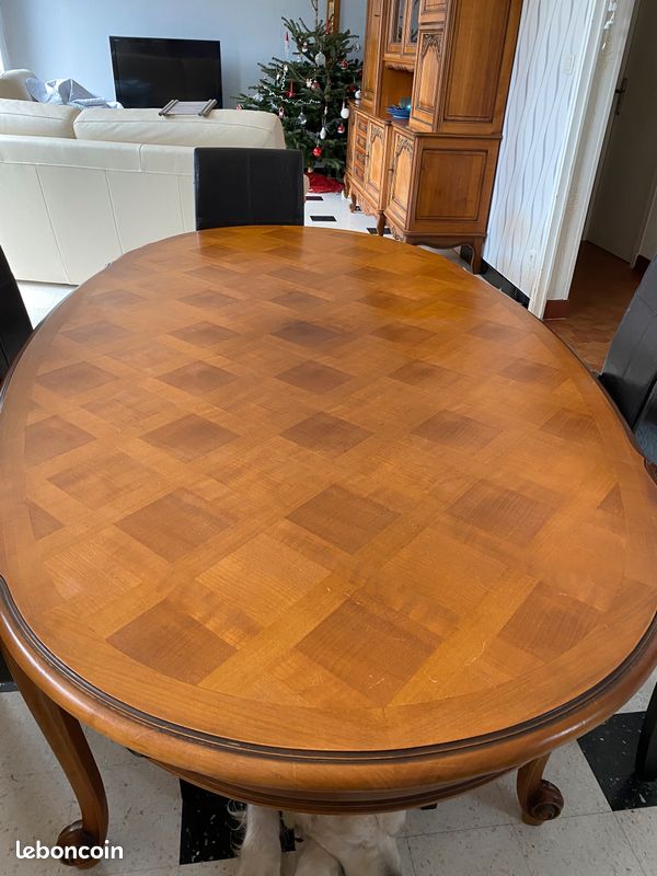 Ensemble table +living merisier (image 8)