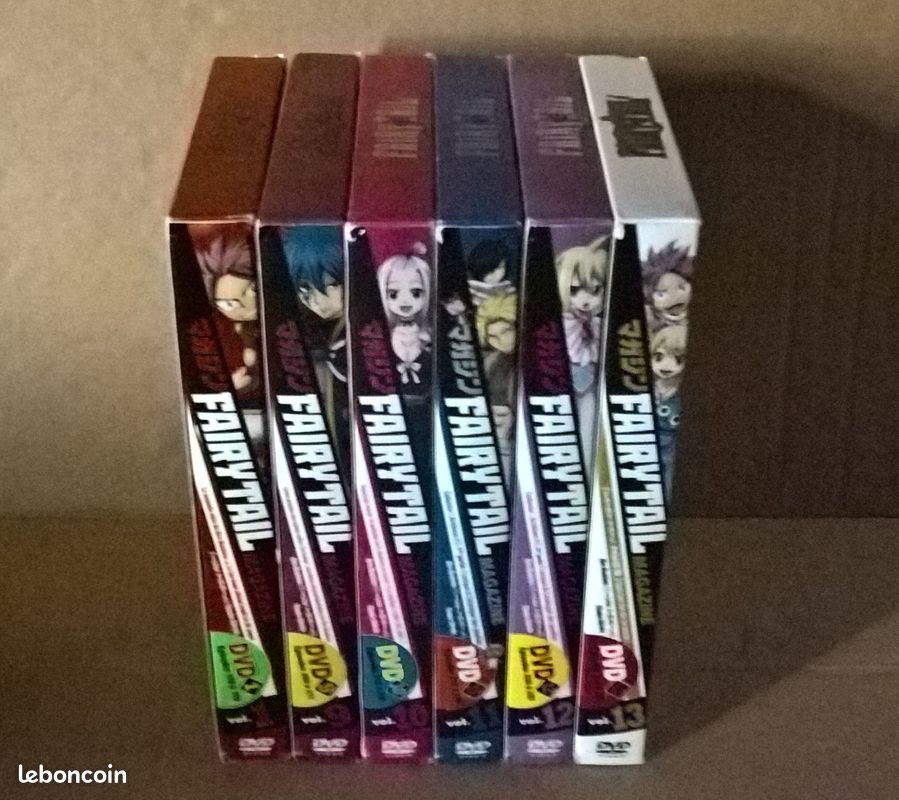 Lot de 6 coffret Fairy Tail Magazine saison 5 dvd (image 1)
