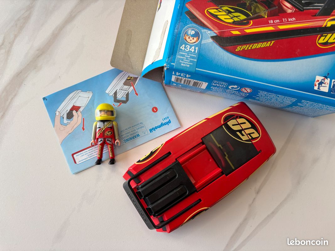 Playmobil 4341 - Speedboat / Hors-bord à emporter (image 3)
