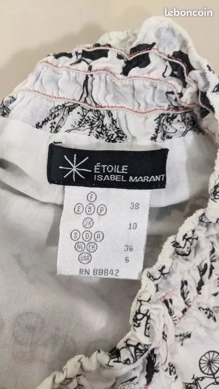 Jupe Isabel Marant Étoile Taille 38 - Occasion Très Bon état - Style Maxi - Couleur Noire