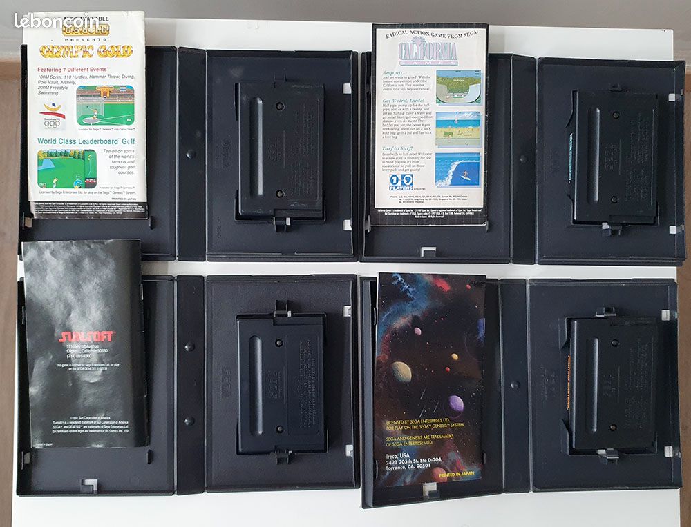 Jeu Mega Drive US Genesis – Trampoline Terror – Bon état – Version Américaine