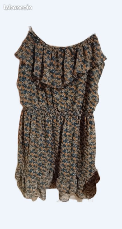 Robe Noire Zara Basic Taille M - En Acrylique Et Polyester - Très Bon état Occasion