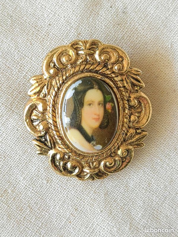 Pince à Foulard Vintage - Broche Argentée - Occasion