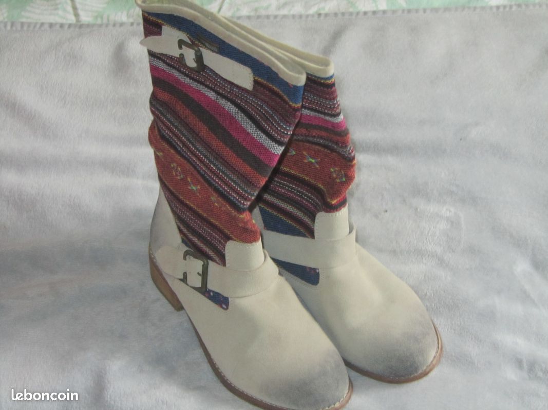 Bottines daim (image 1)