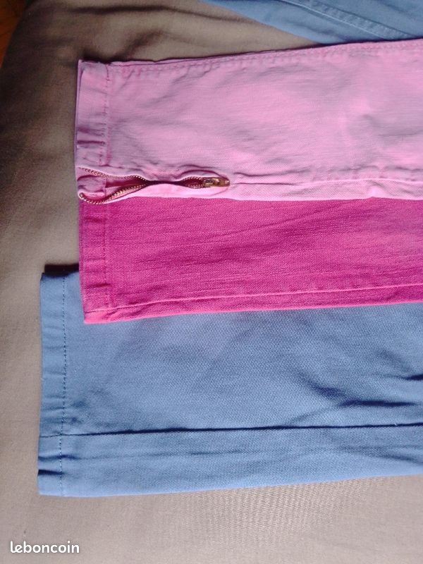 Lot pantalons été 10 ans fille (image 3)