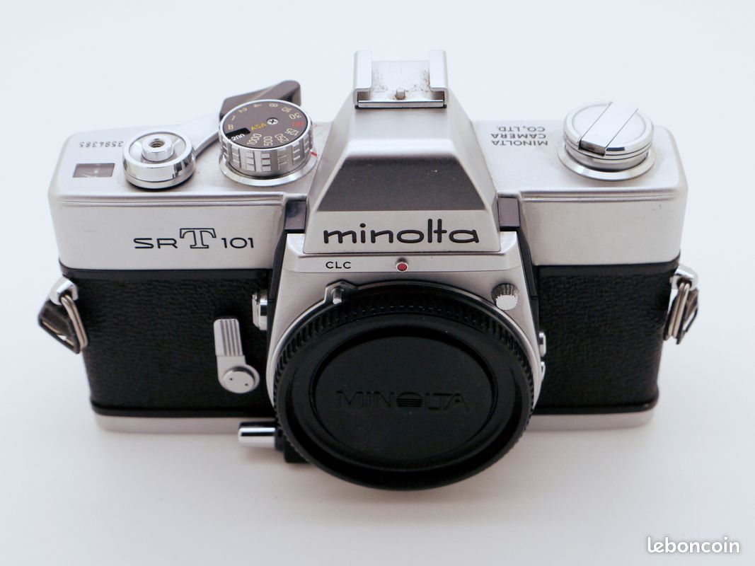 Boîtier D'appareil Photo Argentique MINOLTA SRT 101 - Pour Pièces Détachées Ou Réparation - Fonctionnel Mais Vendu Pour Pièces