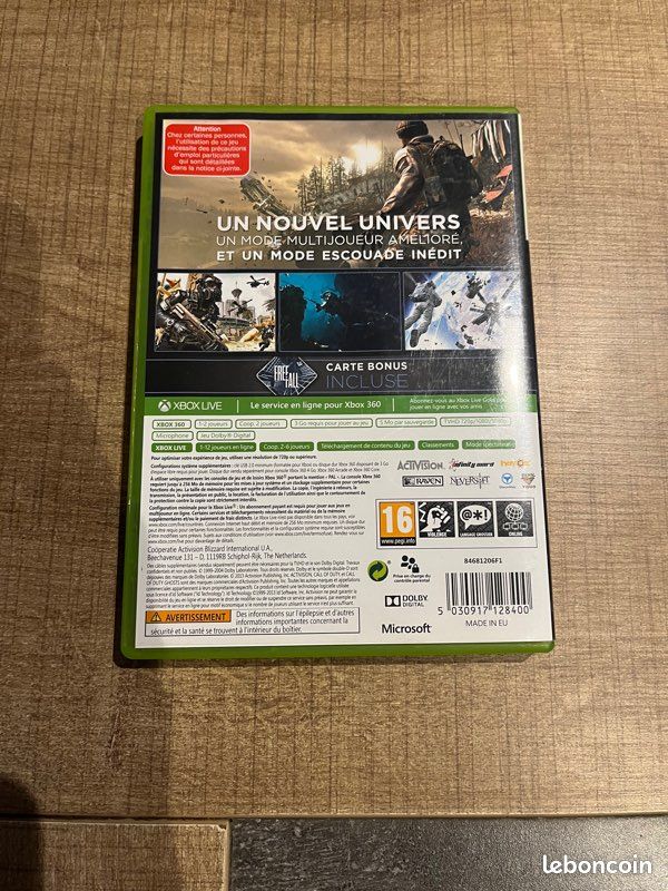 Jeu vidéo Xbox 360 Call of duty (image 3)