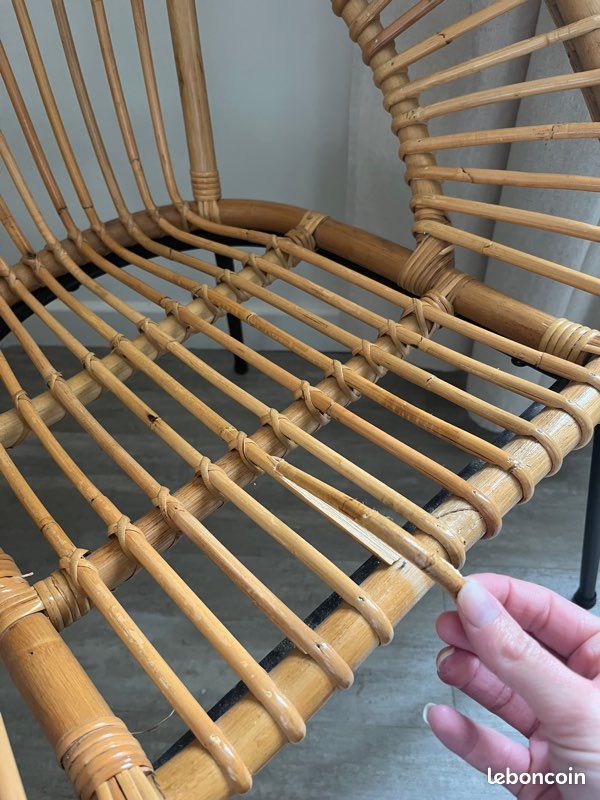Chaise en rotin de maison du monde (image 2)