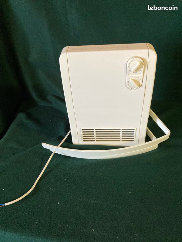 Radiateur électrique soufflant avec porte serviette 1000w (image 1)