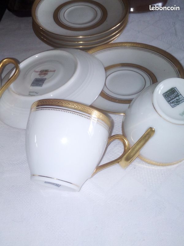 Lot de Tasses sous tasses Haviland porcelaine de Limoges (image 5)