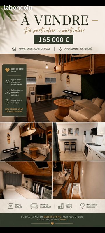 Appartement 3 pièces 35 m² · à Ondres · 35 m² · 165 000 €
