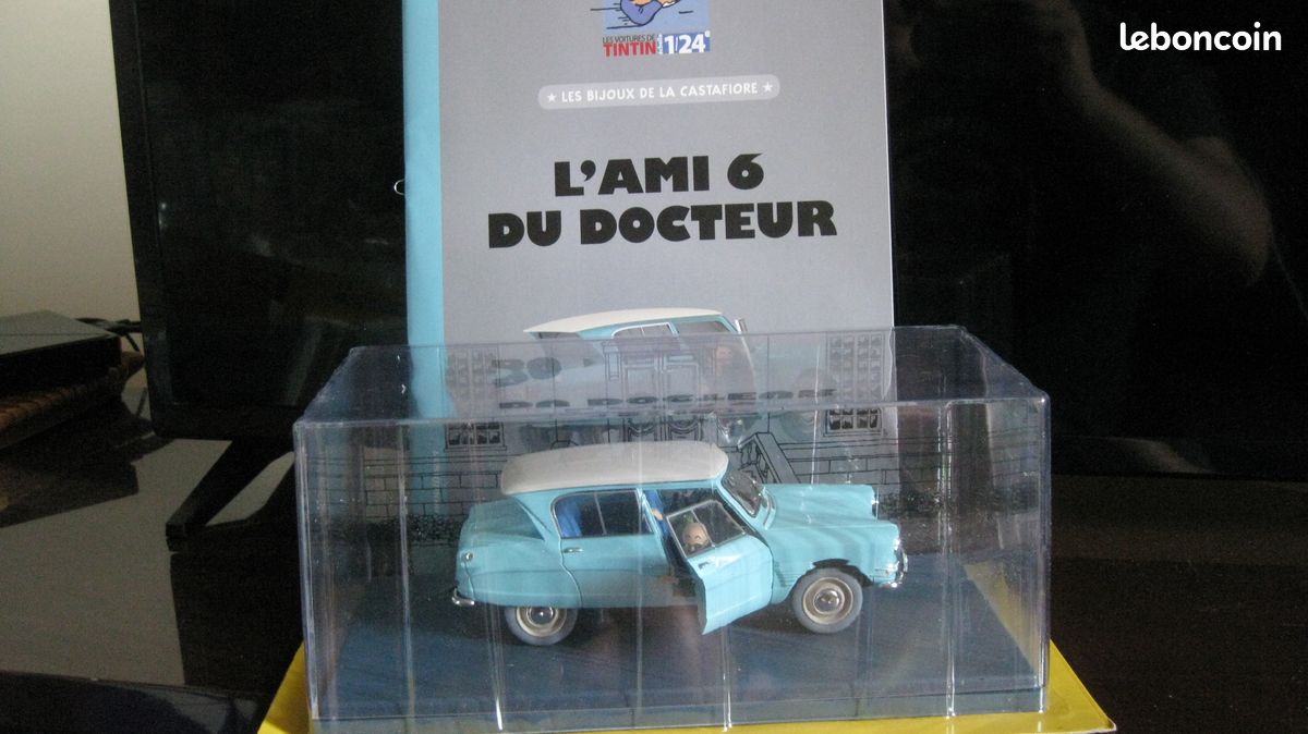 Voiture Miniature 1/24 L'Ami 6 De Tintin - Collection Hachette N°18 - Neuf