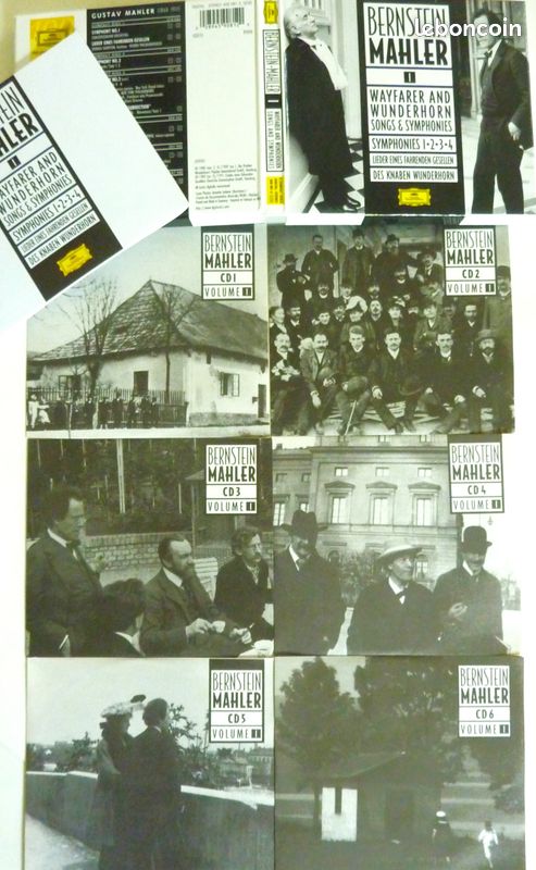 Coffret 16 CD : Intégrale des symphonies et lieder pour orchestre de Gustav MAHLER par Leonard BERNSTEIN / DEUTSCHE GRAMMOPHON / Musique classique (image 10)