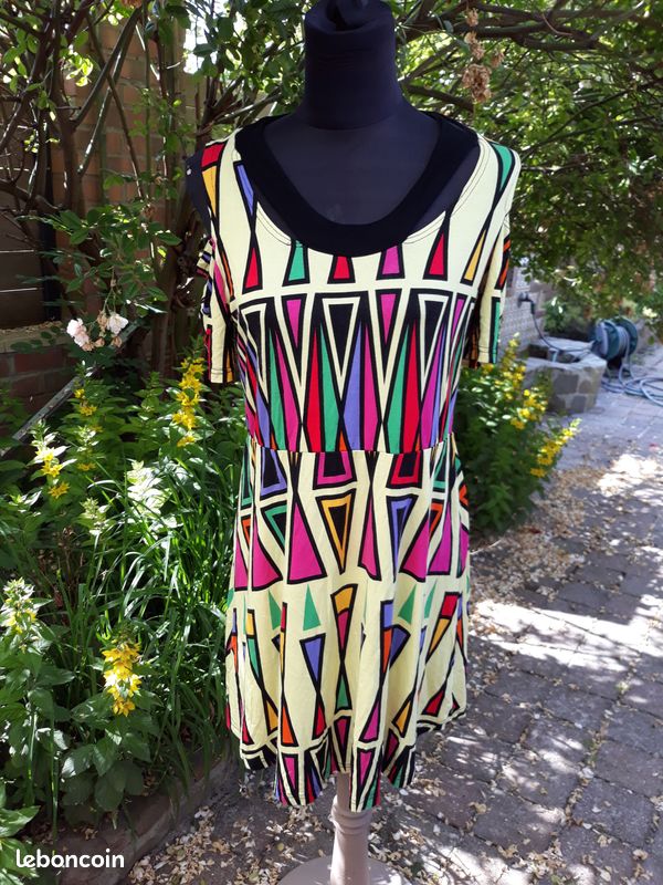 Robe Purple Jam Jersey Imprimé ColoréTaille L (image 1)