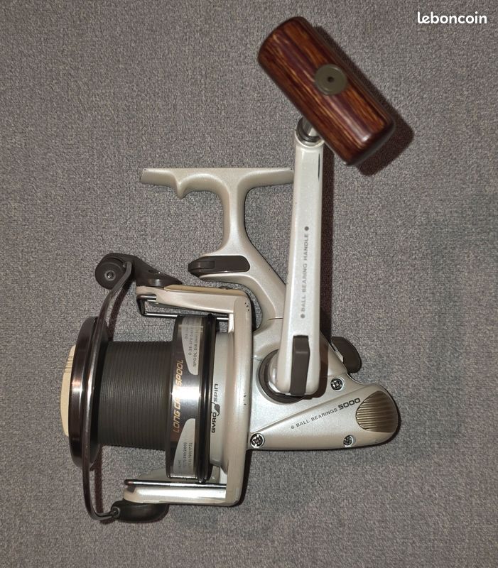 Moulinet Daiwa Emblem-S 5000H 'Babouin' – Fabriqué Au Japon – Occasion Prêt à Pêcher