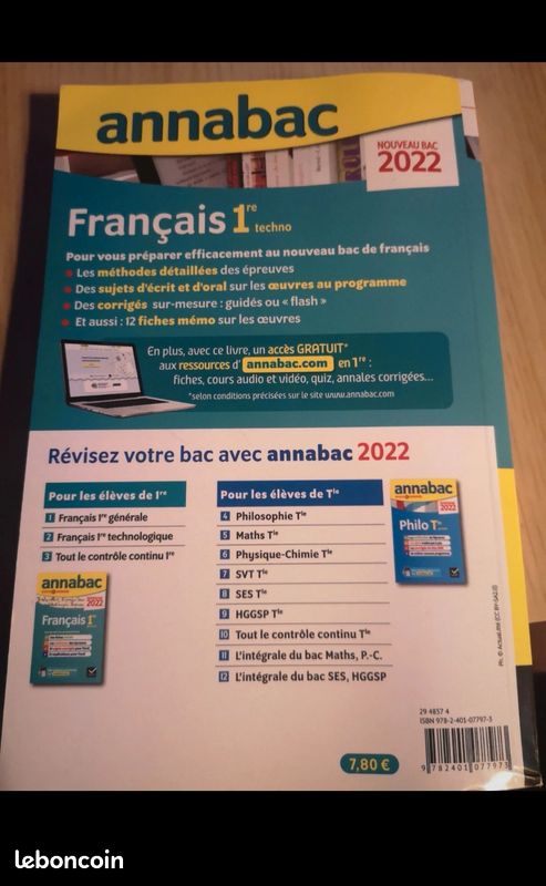 Annabac Français 1ere techno (image 2)