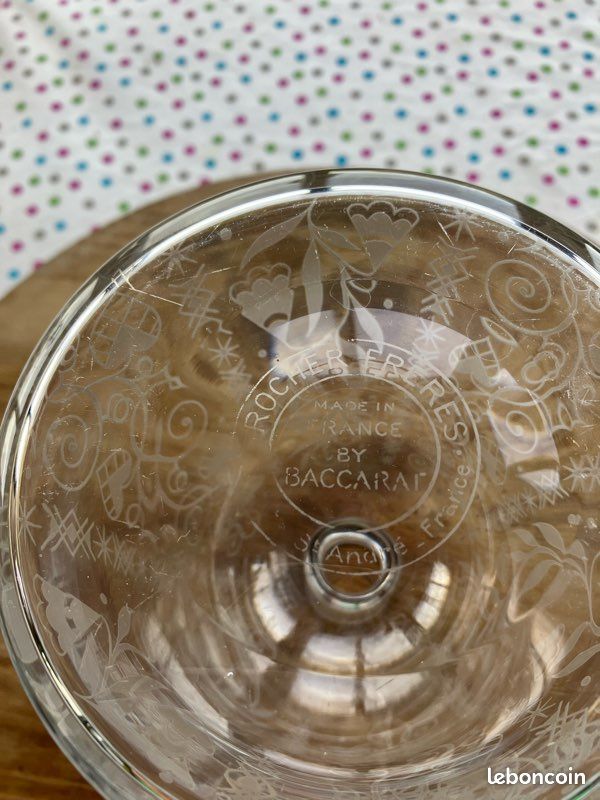 Carafe en cristal Rocher freres Baccarat (image 3)