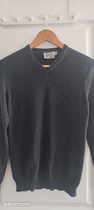 Pull Col V Taille S Crossby (image 2)
