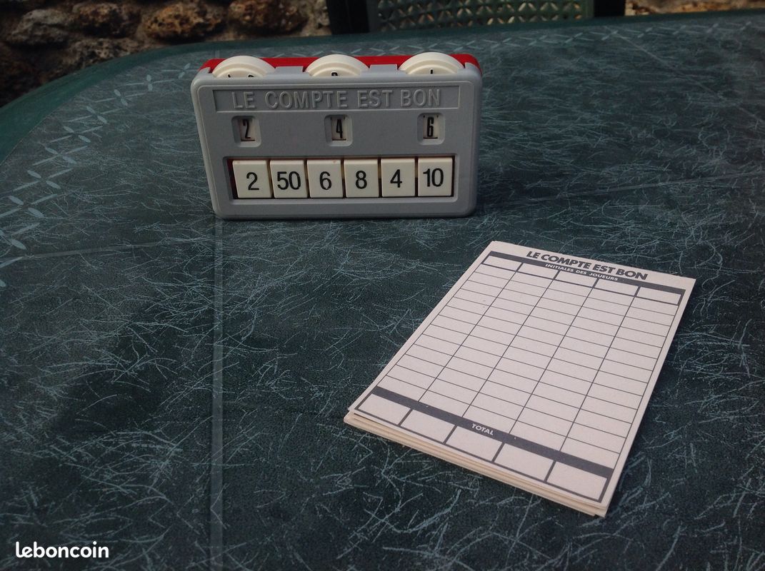 Jeu de société le compte est bon (image 1)