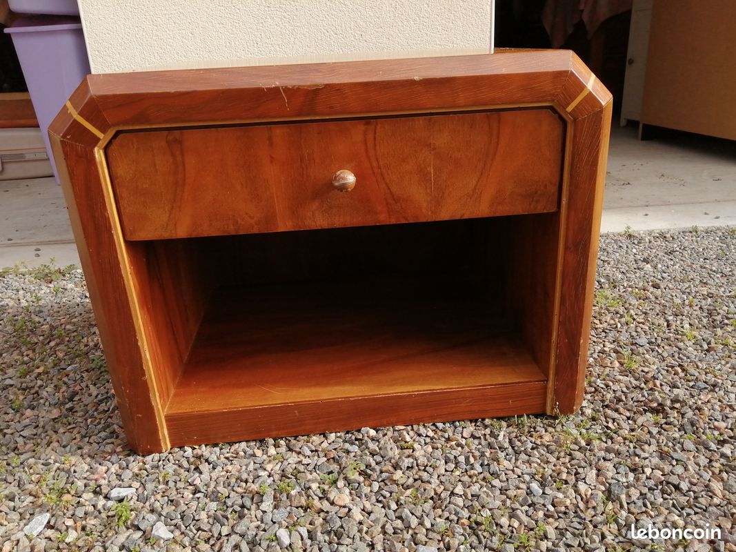 Table de chevet, bout de canapé années 30-50 (image 7)