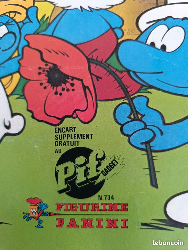 Rare vintage 1982 album panini Les Schtroumpfs supplément pif gadget (image 9)