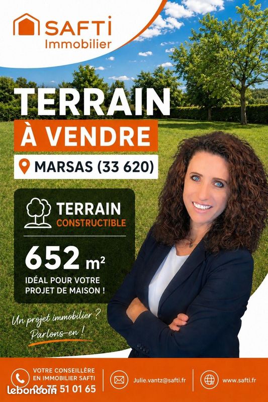 Terrain 652 m² · à Marsas · 652 m² · 59 000 €