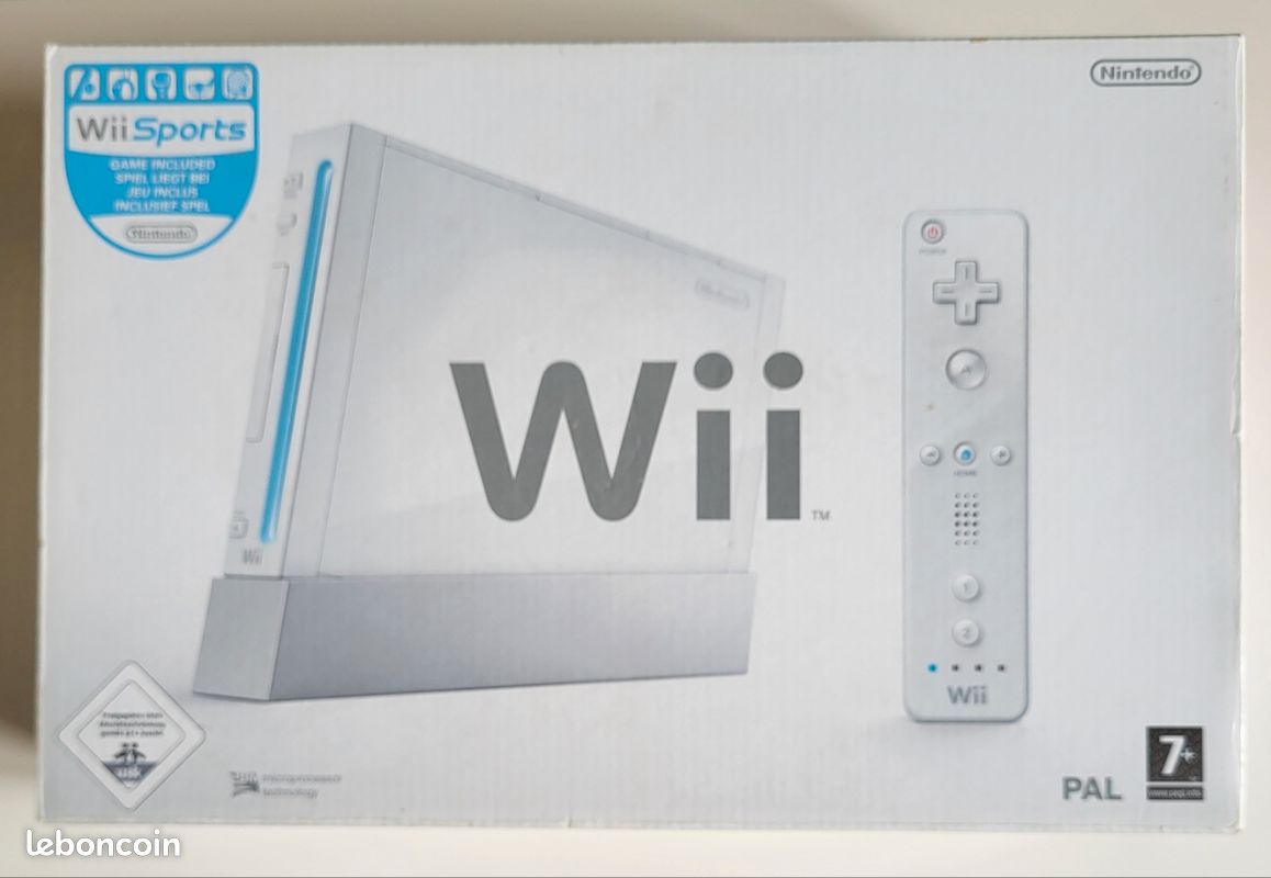 Console Nintendo Wii Pack Wii Sports complet (image 1)