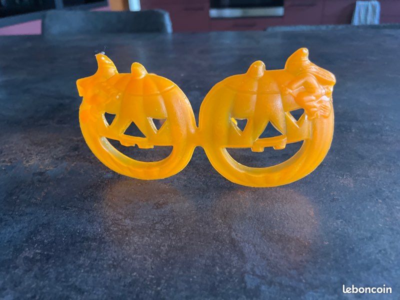 Lunettes De Soleil Citrouille Halloween – Sans Monture, Lentilles Colorées, Unisexe Fête Déguisement