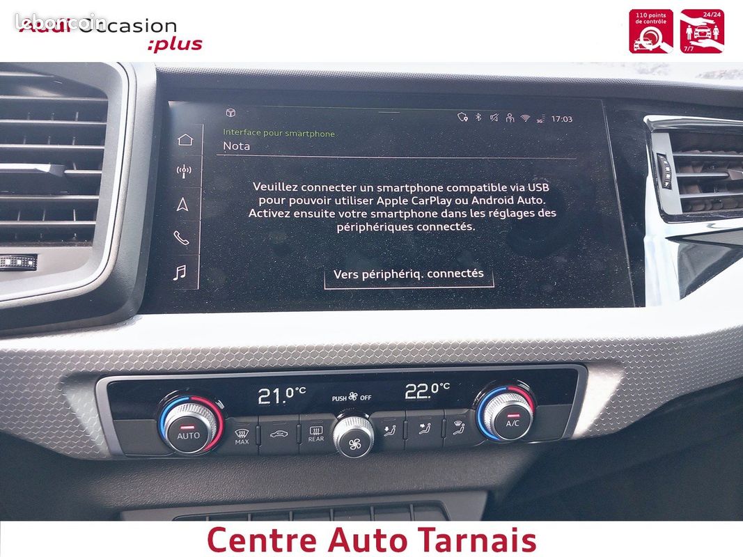 AUDI A1 Sportback 30 TFSI 116 ch S tronic 7 S Line Plus (image 11)