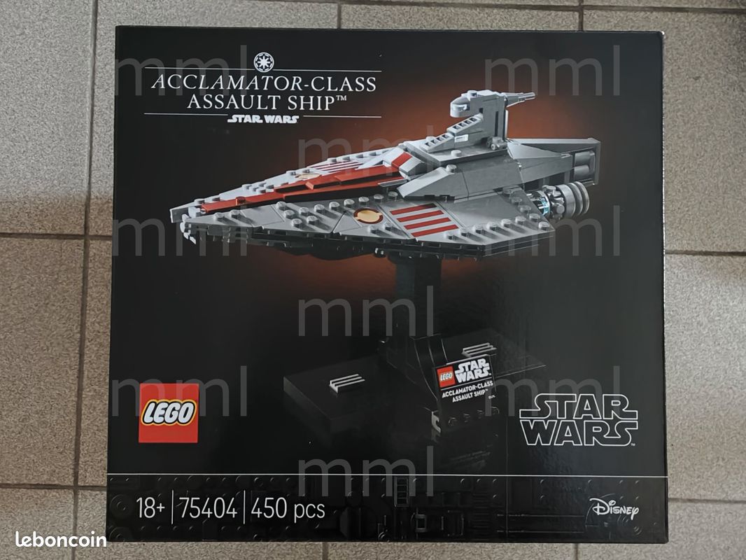 LEGO 75404 Le transport d’assaut de classe Acclamator de Star wars Clone war MIDI scale (image 1)
