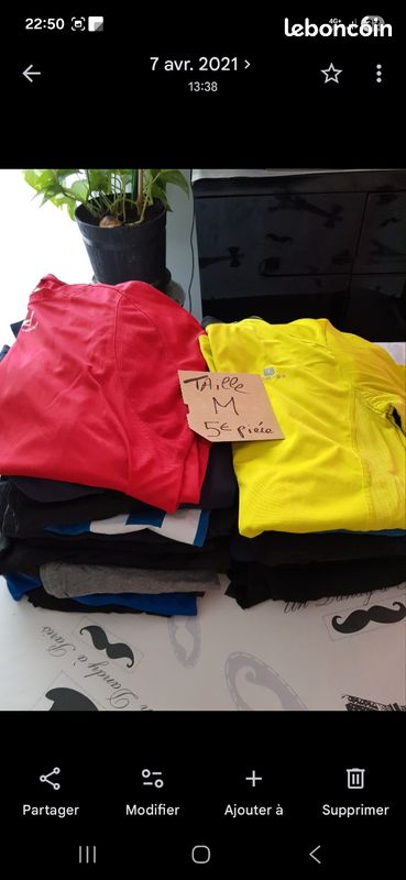 Vêtements hommes taille M ( aad20) (image 2)