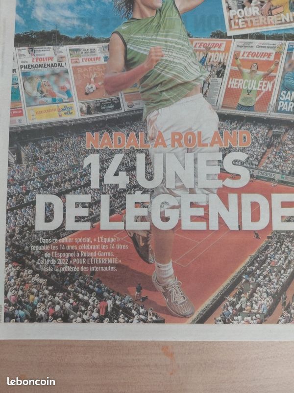 Journaux l'équipe tennis alcaraz djokovic fils nadal (image 14)