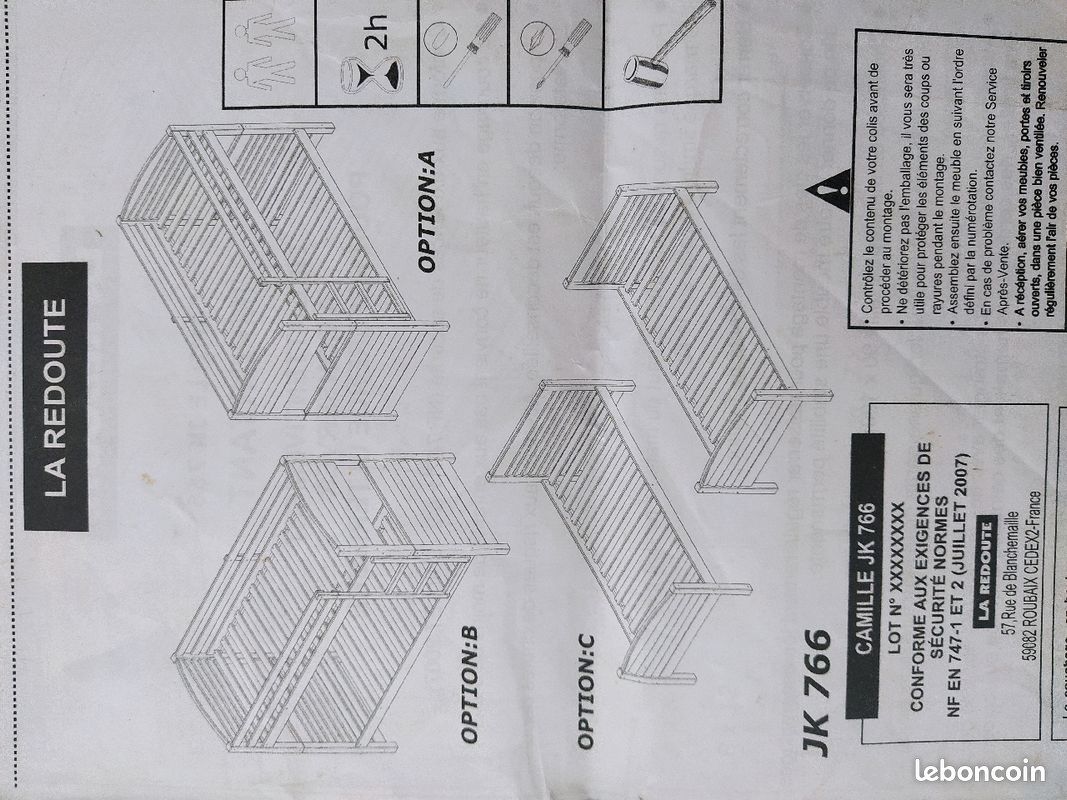 2 lits en pin massif (image 5)