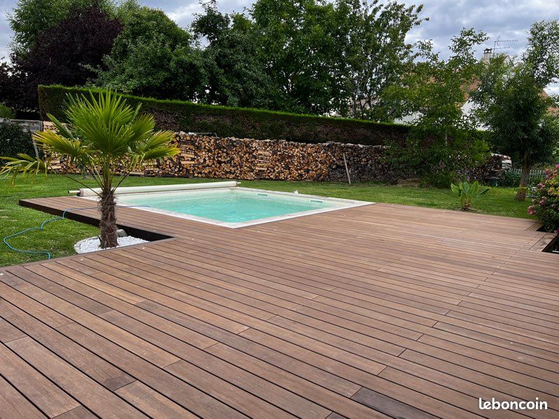 Terrasse exotique livrée avec options pose (image 1)