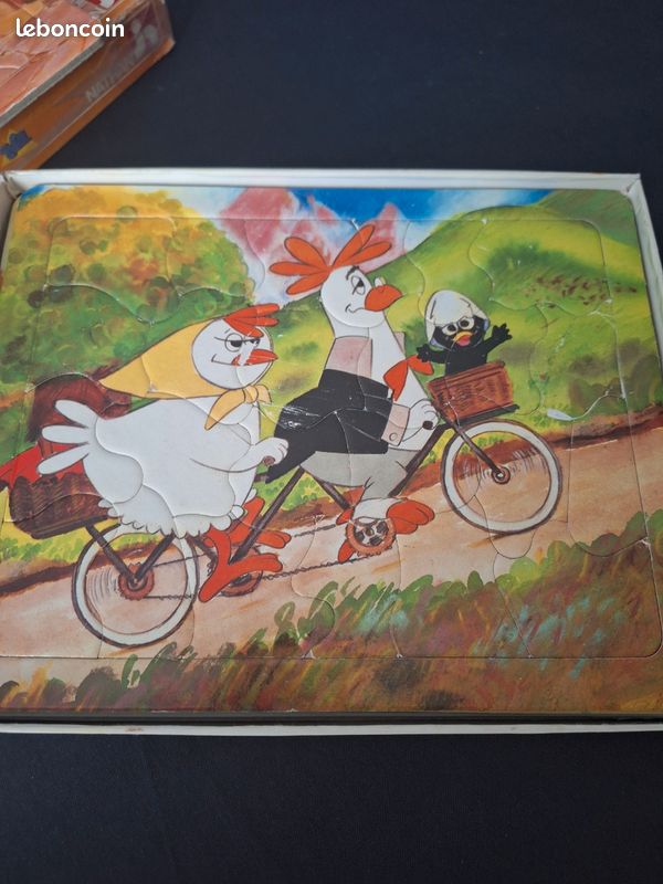 Boîte de 3 puzzle Caliméro Nathan (image 3)
