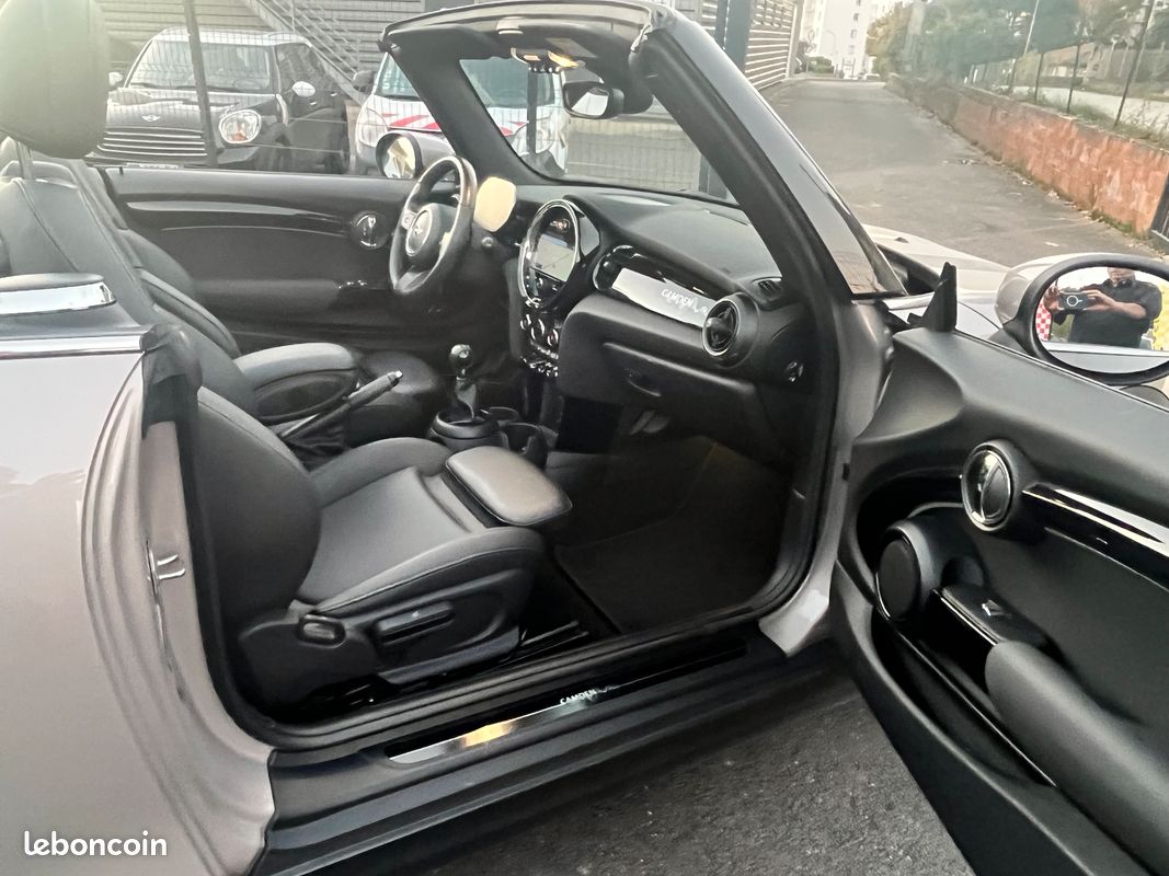 Mini cabriolet one 102 ch edition camden bvm6 - gps - apple carplay android auto - jantes alu 17" – demarrage sans cle - phares full led – radars arr – bandes capot noires... (image 5)