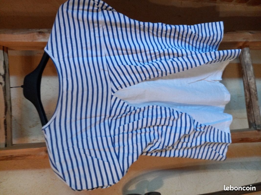 Tee-shirt manche courte marin fille 14 ans (image 2)
