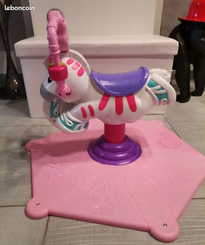 Zèbre tourni rebond rose Fisher price (image 2)
