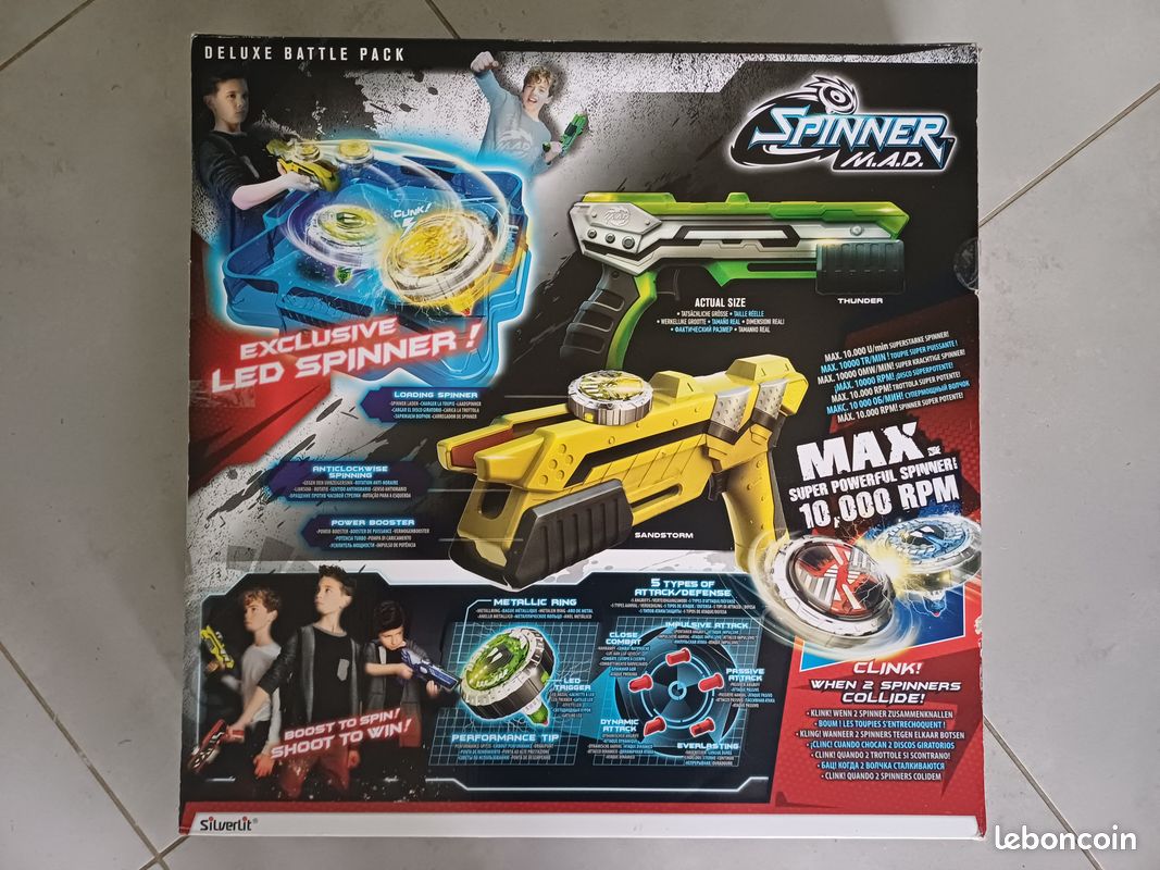 Blaster double Shoot Spinner Mad par Silverlit Blaster double Shoot Spinner Mad par Silverlit