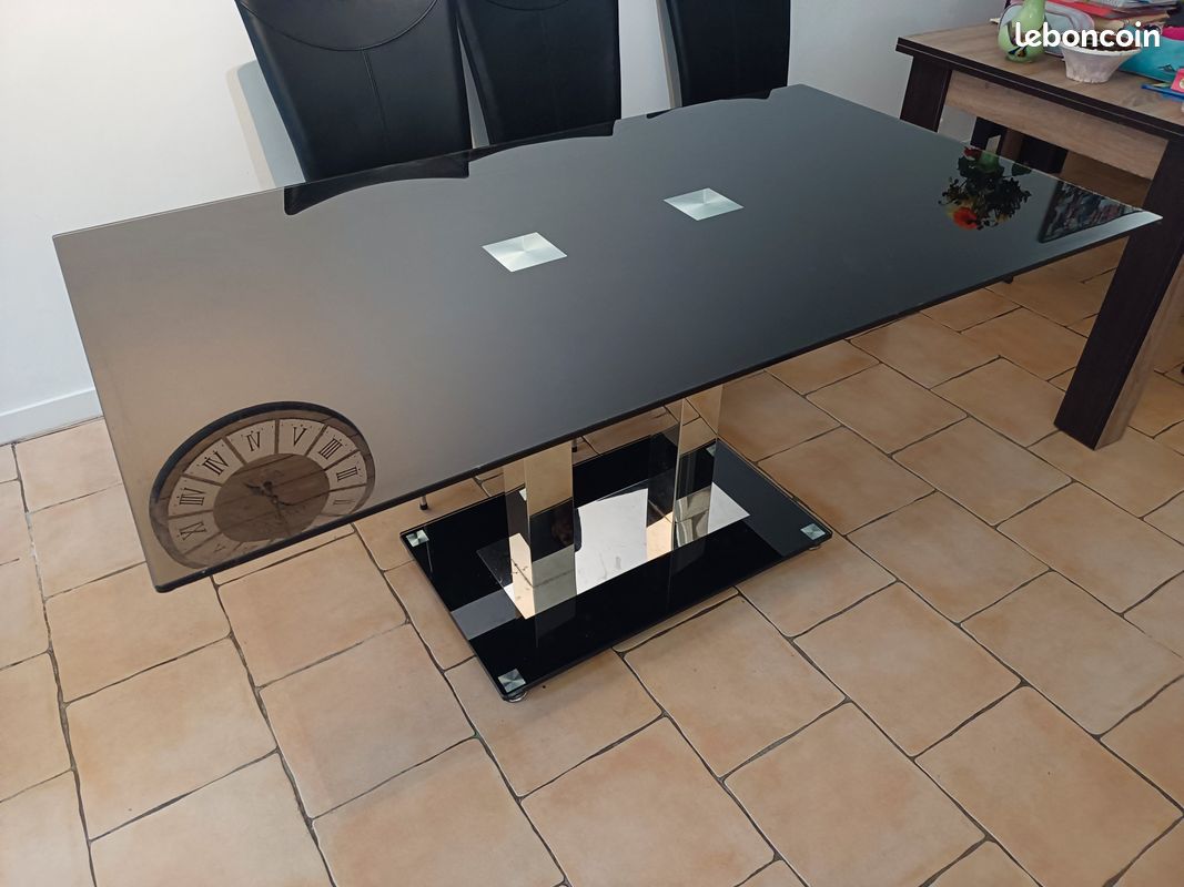 Table en verre 160x90 (image 3)
