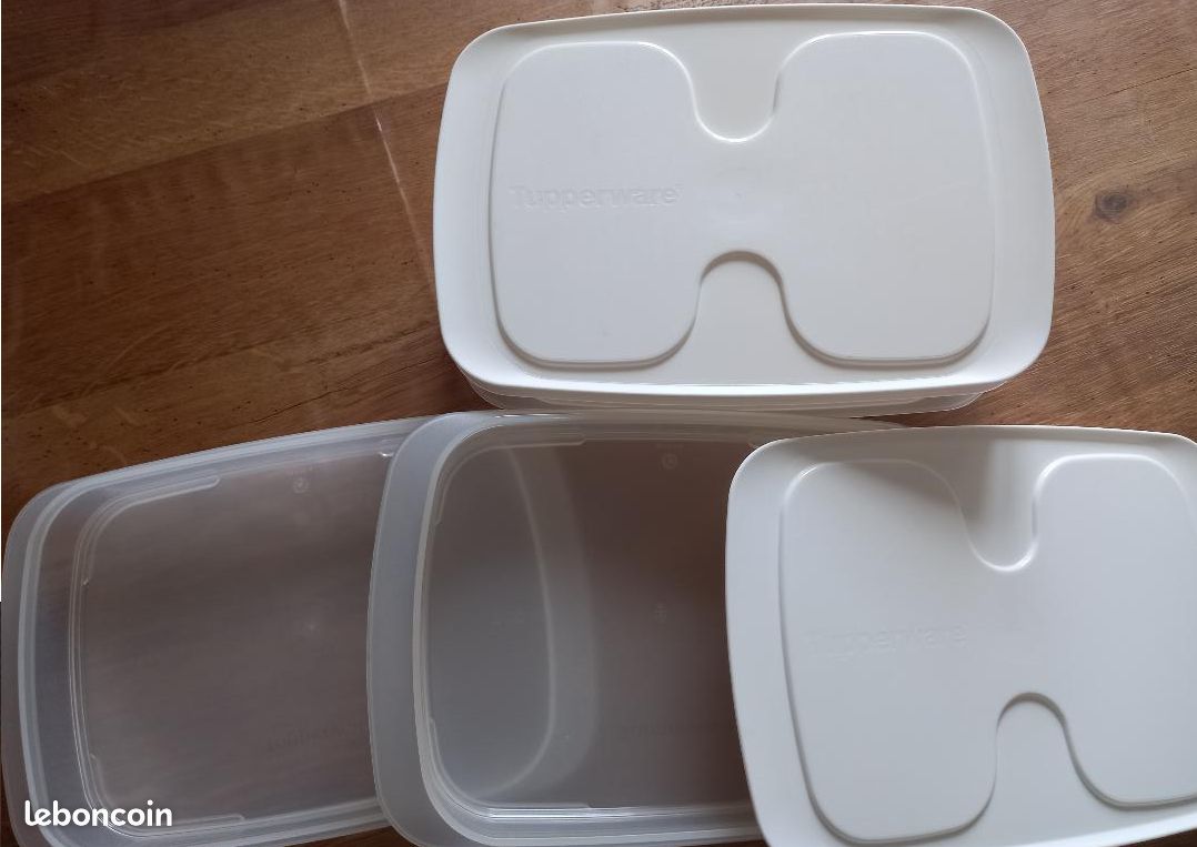 Set de 2 boîtes empilables Tupperware Cool - Boîtes à viande