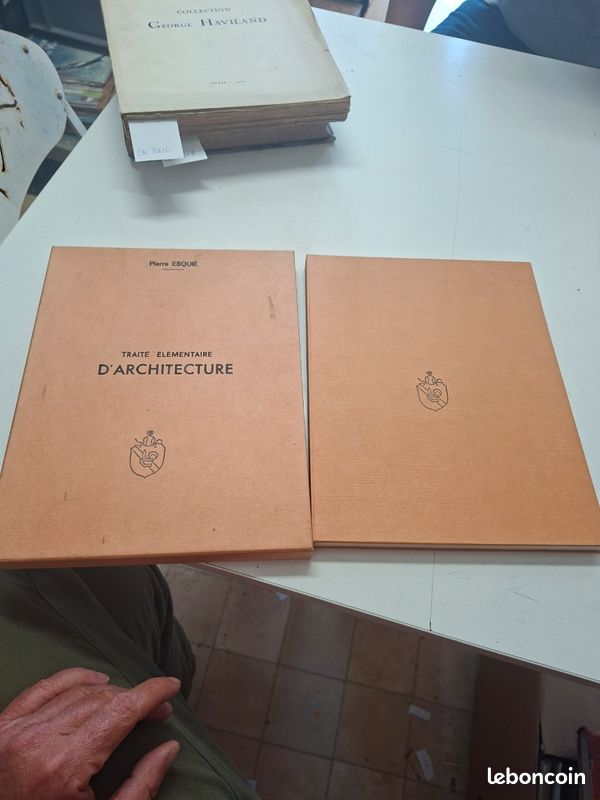 3261D: Pierre Esquie Traite Elementaire D Architecture 76 Planches Portfolio Complet (image 3)