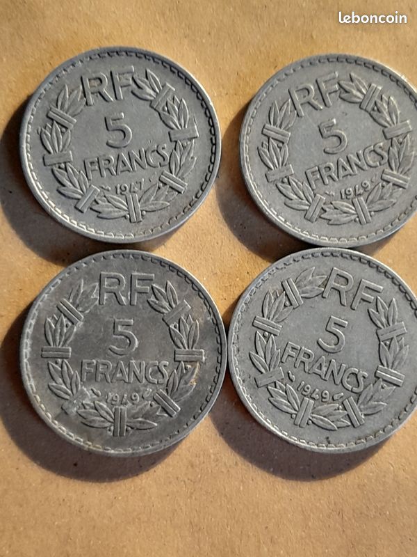 5 francs Lavrillier, nickel 1947 (image 3)