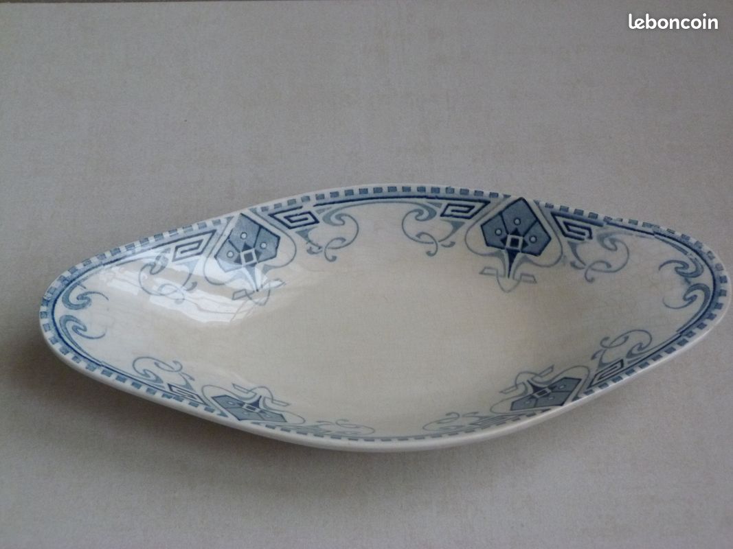 Ravier Ancien Sarreguemines Modèle Royat – Couleur Jade, Petite Tasse Demi-tasse