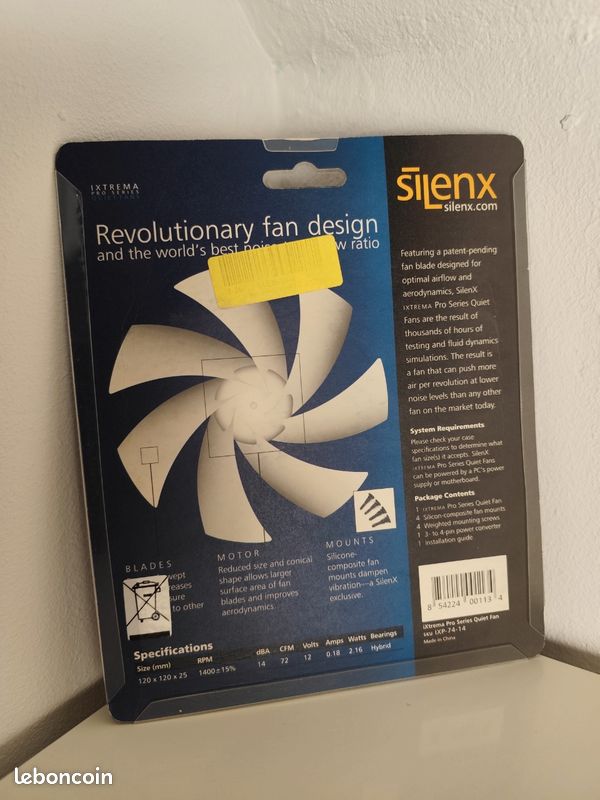 Ventilateur de refroidissement SilenX 120 (image 2)