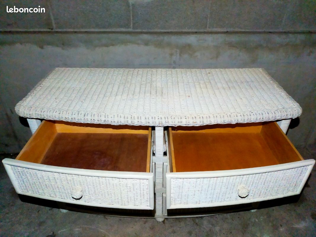 Commode En Raton Design Commode en rotin - Ameublement