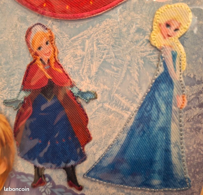 Lot 3 écussons thermocollants Reine des neiges Disney NEUF (image 4)