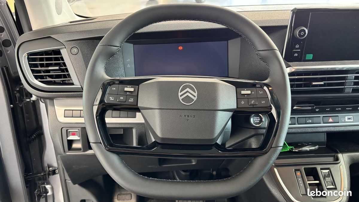 29 990 HT - CITROEN JUMPY M 2.2 180 cv bva PACK PREMIUM CONNECT + CONFORT GRIS ACIER neuf / tva recuperable (image 8)