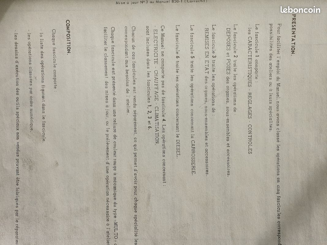 Manuel de réparation pour Citroën CX 1974 (image 2)